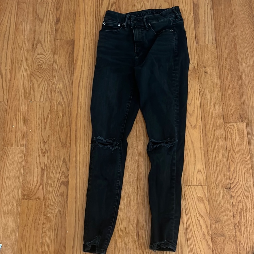Black Ripped Jeans (american eagle)